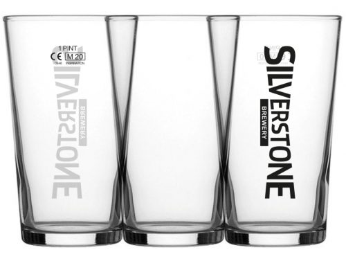 Silverstone Pint Glass